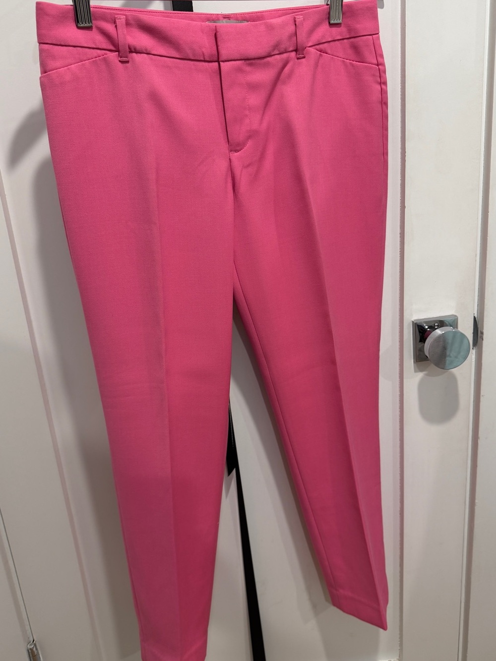 GAP Women's Bright Pink Cropped Dress Pants
